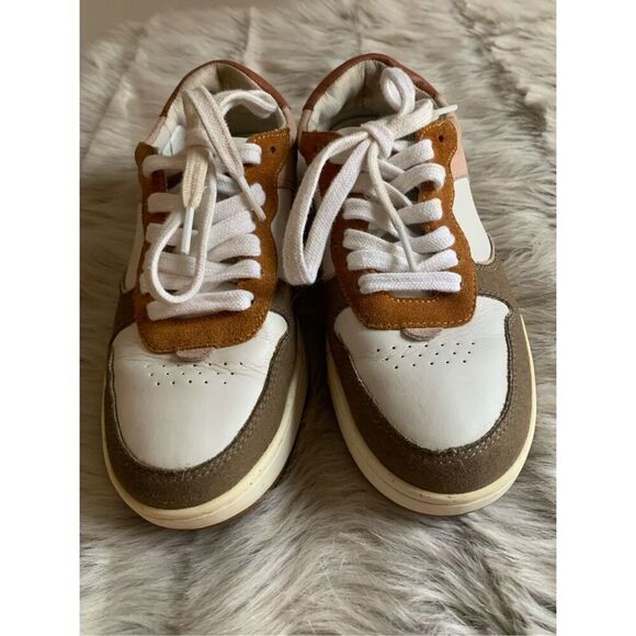 Madewell size 6.5M Court Sneakers in Nubuck and Recycled Leather - Picture 4 of 11